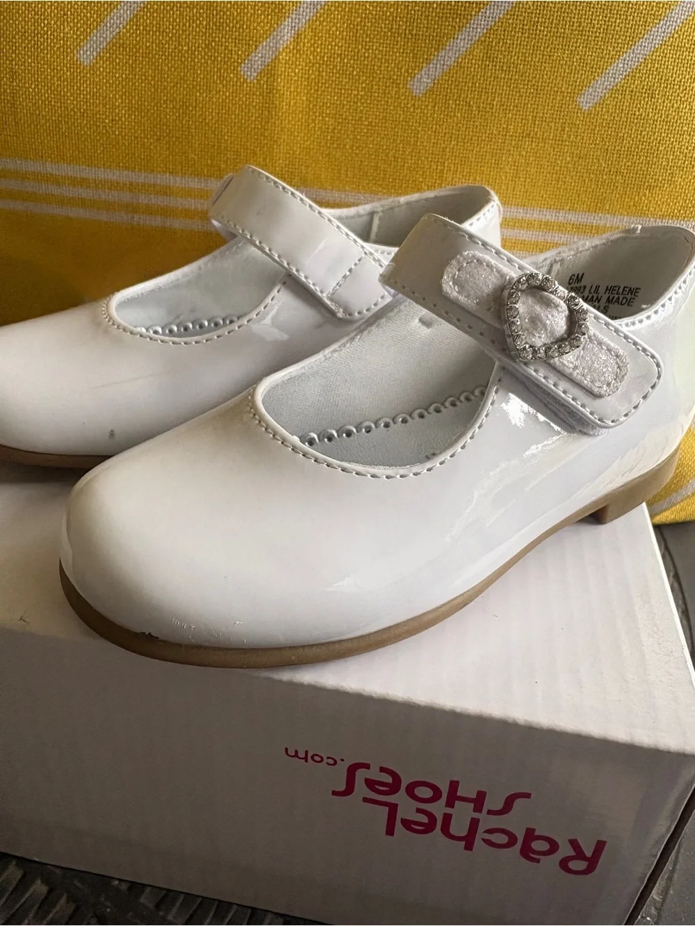 White Patent Mary Jane Dress Shoes for Kids
